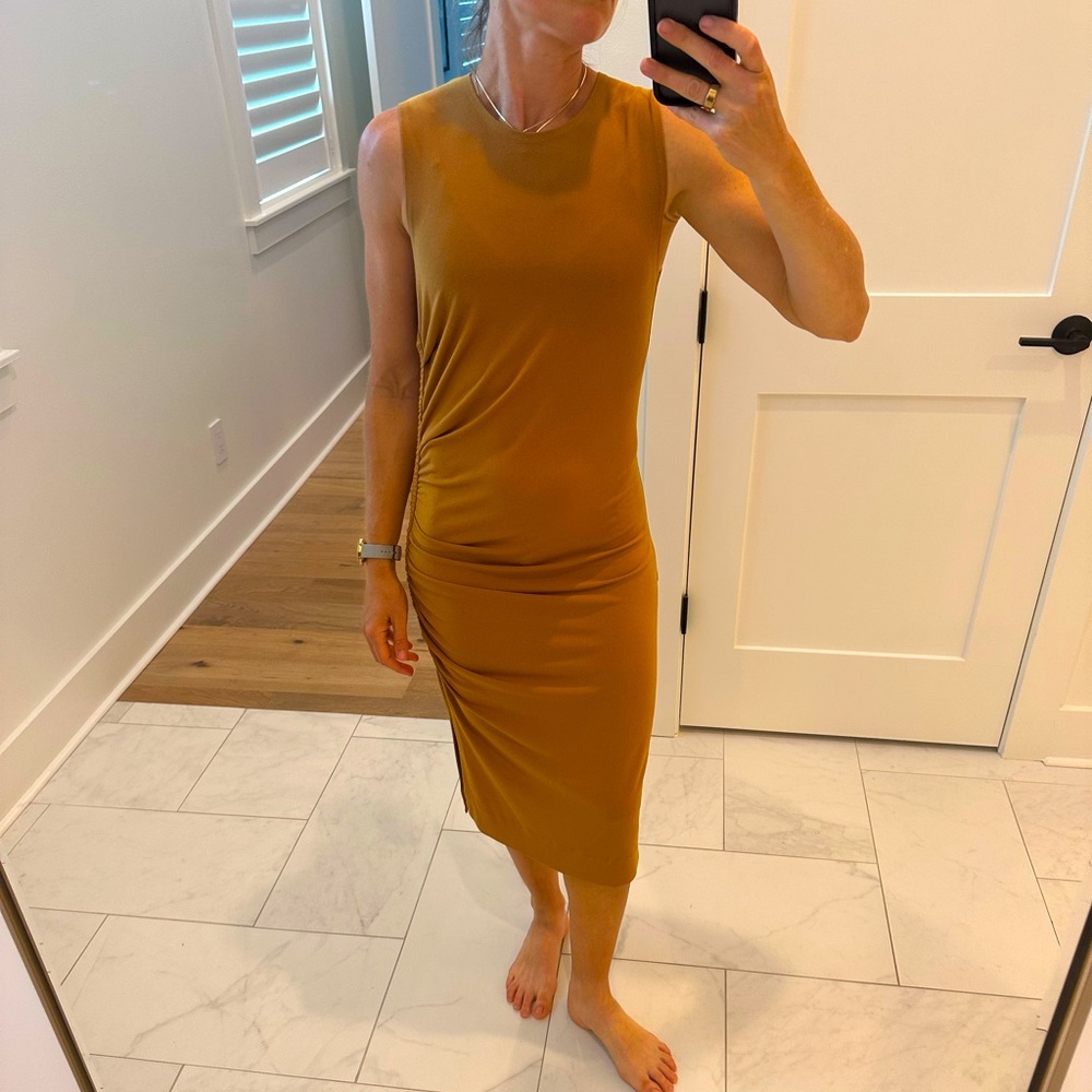By Malene Birger Mustard Sleeveless Dress